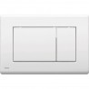 Alca ovládacie tlačítko pre WC inštalačné systémy, biela lesklá, M270