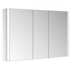 KEUCO Somaris skrinka zrkadlová 120 x 71 x 12,7 cm 3-dvierka s osvetlením 14504003110