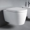 DURAVIT ME by STARCK set 2v1 závesná WC misa Rimless ( 2529090000) so sedátkom SoftClose, biela 45290900A1