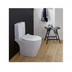 VILLEROY & BOCH Avento kombi WC Rimless + nádržka + sedátko s pomalým sklápaním SoftClose, zadný odpad biela, 5644R001+77581101