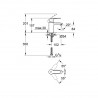 GROHE EUROSTYLE Cosmo umývadlová batéria chróm 3246820E