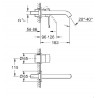 GROHE Essence umývadlová dvojotvorová batéria chróm 19408001
