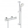 Grohe Grohtherm 800 termostatická sprchová batéria + set Tempesta 2 prúdy, 60cm, chróm 34565001