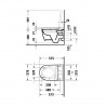DURAVIT SensoWash Starck F Plus Compact - bidetové sedátko s keramikou, 650000012004320