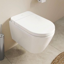 DURAVIT D-Neo závesná WC misa Rimless Durafix + sedátko SensoWash 654000012004300