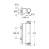 Grohe Grohtherm 2000 termostatická sprchová batéria, s poličkou, chróm, 34469001
