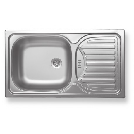 NOVASERVIS drez nerezový s odkladaciou plochou 43,5 x 76, nerez DR43/76