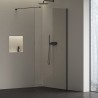 Ravak Walk-In sprchová stena Walk-In, 110x200 cm, čierna/číre sklo GW9WD0300Z1C
