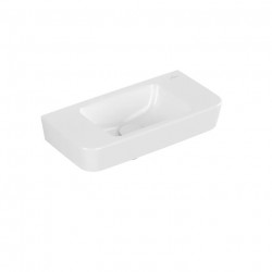 VILLEROY & BOCH O.Novo umývadielko Compact 50x25 cm, bez prepadu, bez otvoru na batériu, CeramicPlus, alpská biela 434253R1