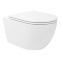 MYBATH Dee závesné WC s doskou SoftClose, Vortex Rimless, biela, 460261