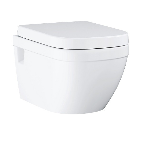 Grohe Euro Ceramic závesné WC Rimless + sedátko so SoftClose, biela, 39703000