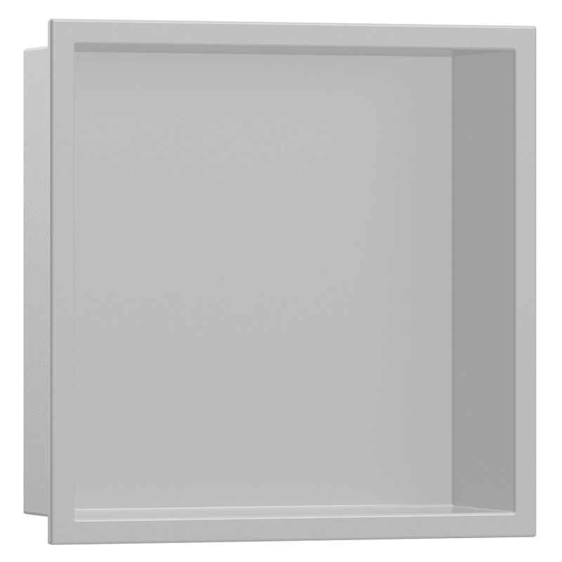 HANSGROHE XtraStoris Original výklenok do steny s rámom 300 x 300 x 100 mm betónovo šedá 56061380