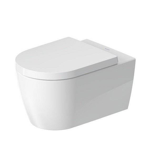 DURAVIT ME by Starck závesná WC misa 37 x 57 cm s WC sedátkom SoftClose biela Rimless Hygiene Glaze 45790920A1