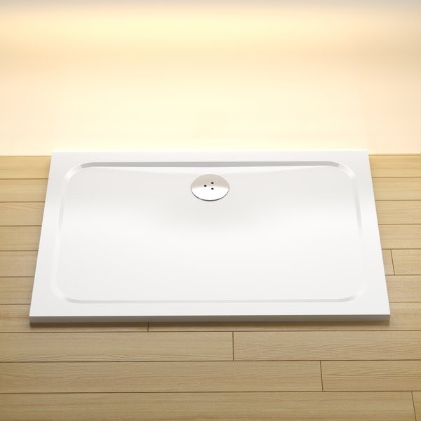 Ravak Galaxy Pro sprchová vanička Gigant Pro Chrome, 120x90 cm, liaty mramor biela, XA04G701010