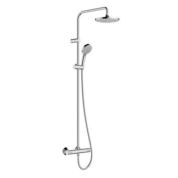 Hansgrohe Vernis Blend sprchový systém Showerpipe 200 1jet, s termostatom, chróm, 26276000 - ROZBALENÝ TOVAR