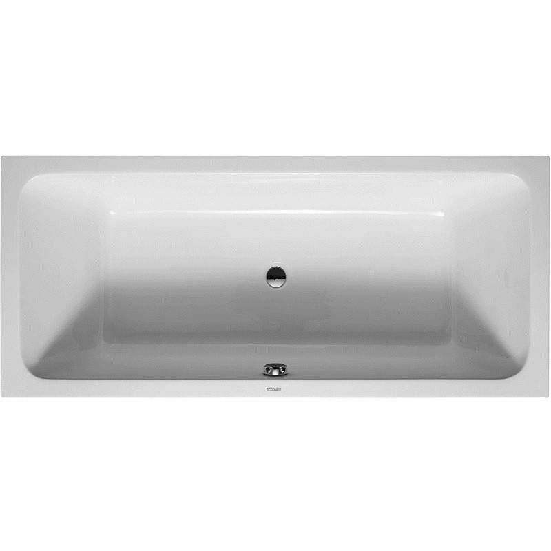 DURAVIT D-CODE akrylátová vaňa 180 x 80 biela, odpad v strede, 700101000000000