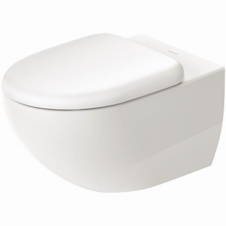 DURAVIT Architec závesná WC misa 36,5 x 57,5 cm Rimless, upevnenie Durafix, biela s glazúrou Hygiene Glaze 2572092000
