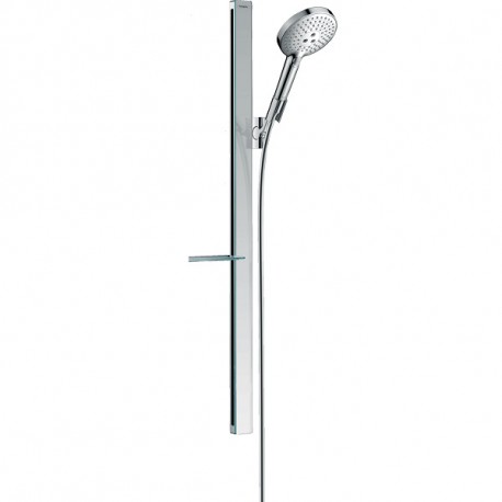 Hansgrohe Raindance Select S sprchový set 120 3jet s nástennou tyčou 90cm s poličkou chróm, 27648000