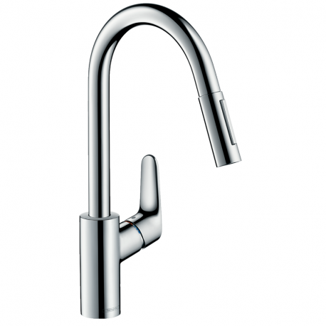 Hansgrohe Focus M41 drezová batéria 240 s vyťahovacou prškou 2jet sBox chróm 73880000