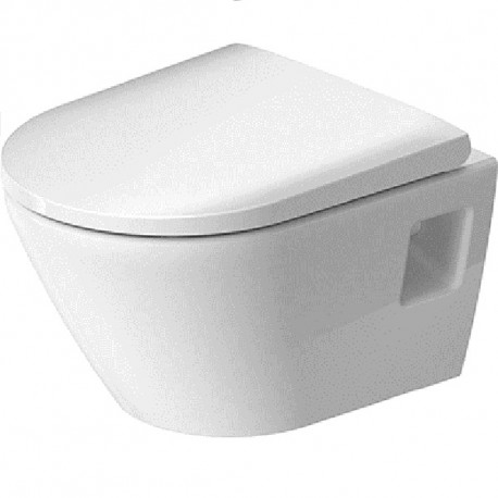 Duravit D-NEO závesná WC misa 37 x 48 cm Rimless, skrátená Compact, biela 2587090000