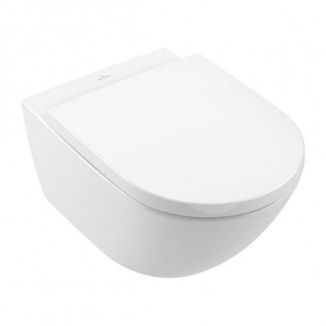 Villeroy & Boch SUBWAY 3.0 misa WC závesná s TwistFlush, so sedátkom s QuickRelease a SoftClosing alpská biela, 4670TS01