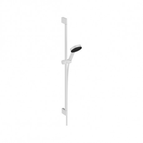 Hansgrohe Pulsify Select sprchová sada 105 3jet Relaxation EcoSmart so sprchovou tyčou 90ch matná biela, 24171700