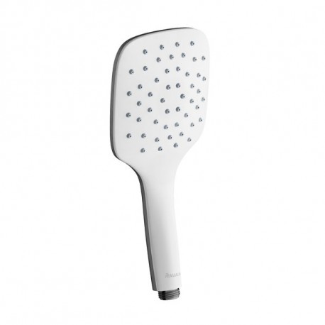 RAVAK ručná sprcha Air, 1 funkcia, 120 mm, 959.10, biela/chróm, X07P351
