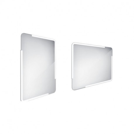 NIMCO zrkadlo podsvietené LED 15000 60 x 80 cm hliníkový rám ZP 15002