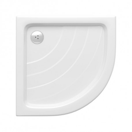 Ravak Kaskada sprchová vanička Ronda-80 PU, samonosná, s panelom,  AntiBac, biela A204001120