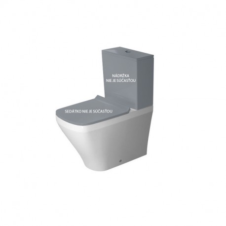 DURAVIT Dura Style misa WC kombi stojaca 37 x 63 cm, hlboké splachovanie, variabilný odpad, biela s úpravou WonderGliss 2155090