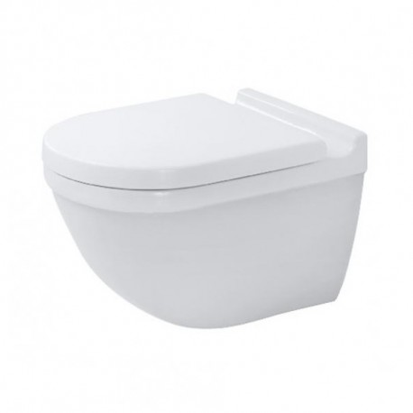 DURAVIT Starck 3 - závesné WC s Rimless 36x54 cm s HygieneGlaze, biela 2527092000
